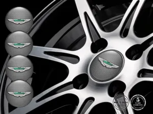 Aston Martin Ruota Adesivi Edizione Stile Silicone Lusso